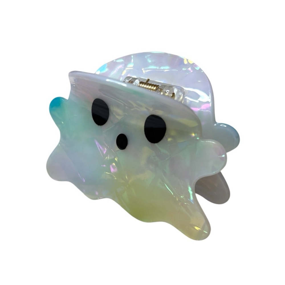 Halloween Iridescent Ghost Hair Clip - Picture 3 of 4